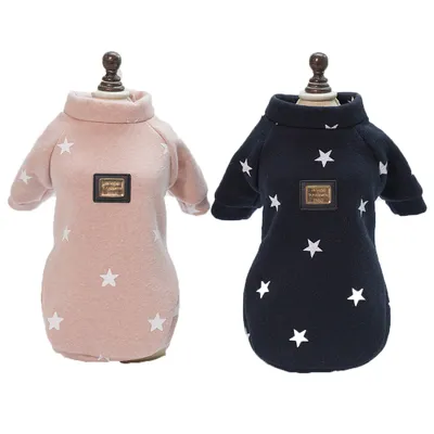 Heißer Verkauf Hundekleidung Herbst Winter Verdickter Luxus Hundepullover Hoodie Fleece Mehrfarbige Haustierweste Bekleidung