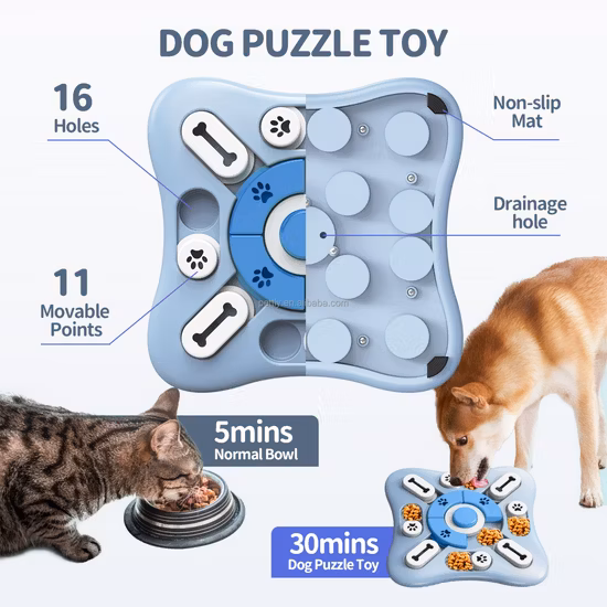 Hunde-Puzzlespielzeug für IQ-Training und Metallanreicherung