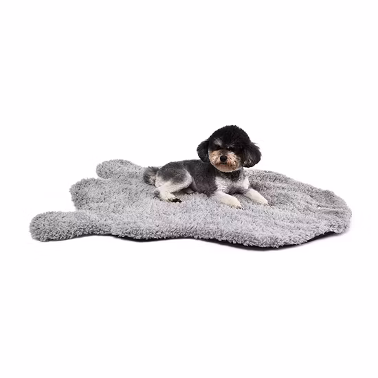 100 % recyceltes Haustiermaterial, umweltfreundlich, lange, bequeme Hundematte aus Plüsch