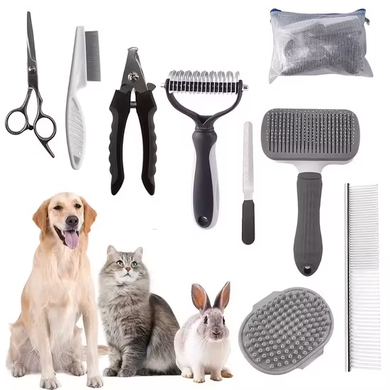 Hunde Katzen Bürsten Kämme Heimtierbedarf Selbstreinigende Zupfbürste Geeignet für alle Haarlängen